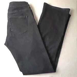 Loft Womens Curvy Flare Low Rise Dark Wash Jeans Size 27/4 Classic Stretch